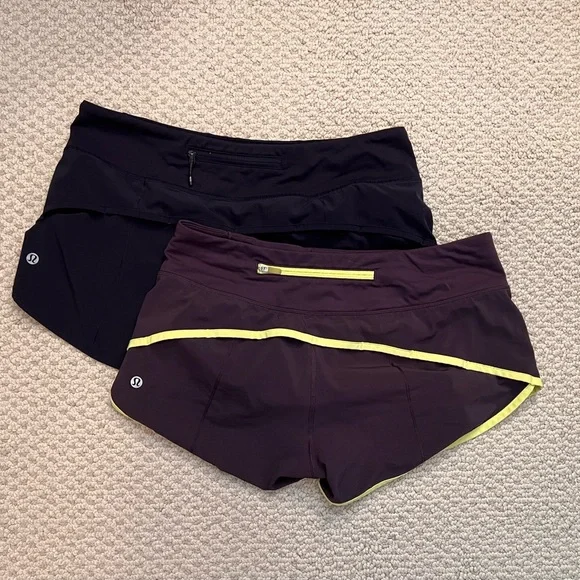 Lululemon speed up low rise shorts bundle size 6 - Picture 2 of 6